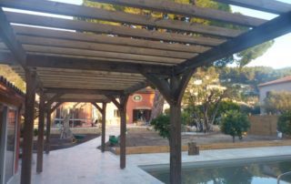 pergola ajourée pour plantes grimpantes