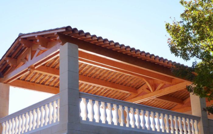 abri bois deco charpente