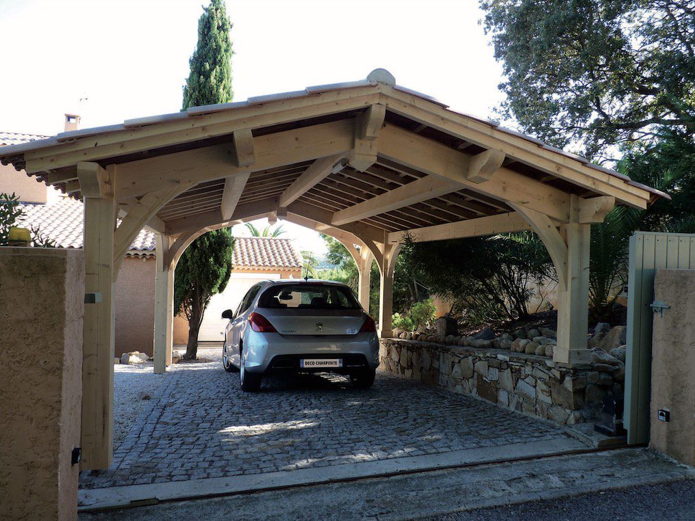 Abri Voiture bois et Carport sur mesure - Garantie 10 ans - Devis Gratuit