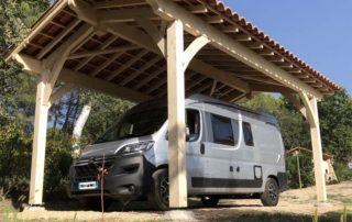 Abri tunnel camping car