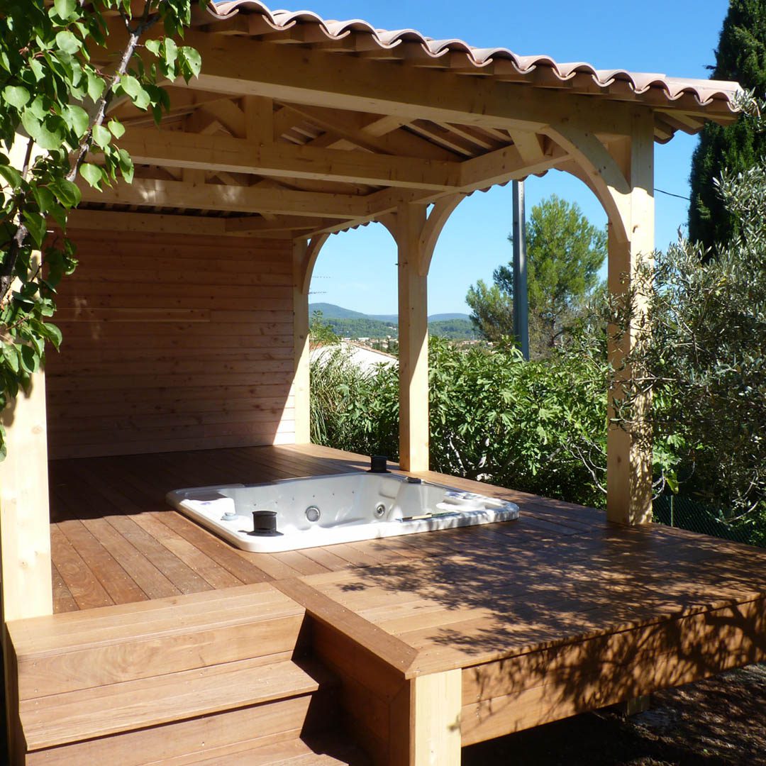 Kiosque de jacuzzi