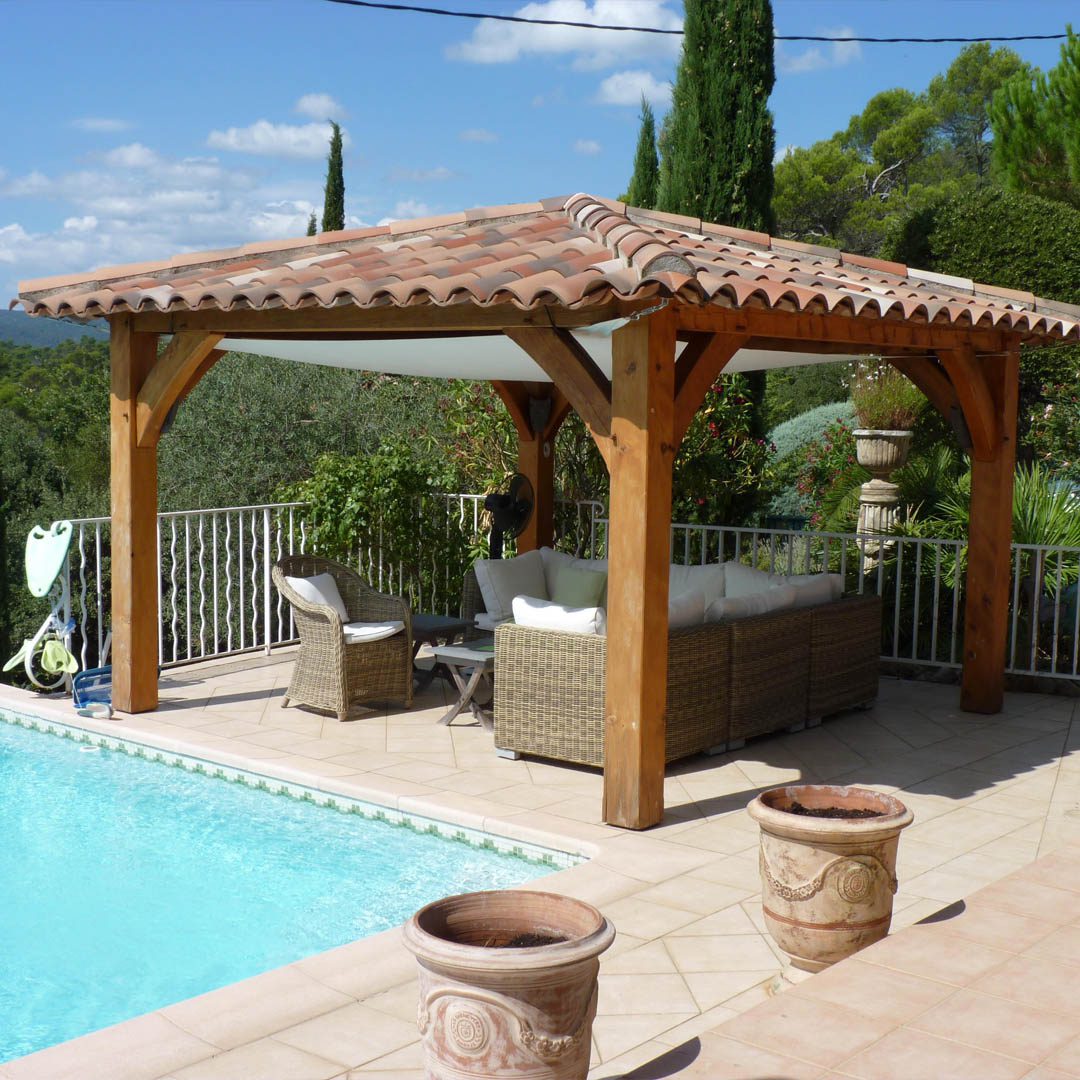 Pool house 4 pentes