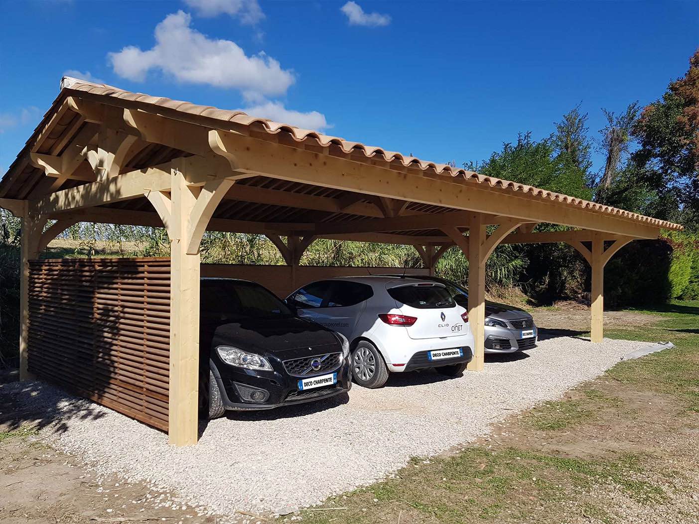 Carport bois Le Tholonet